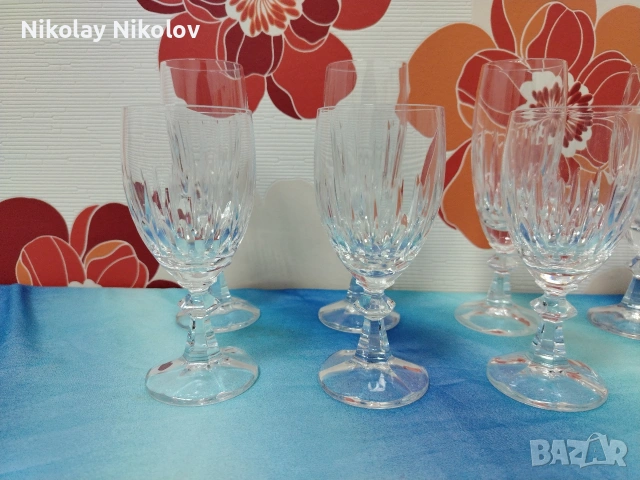К-т кристални чаши НОВО, снимка 10 - Чаши - 53144669