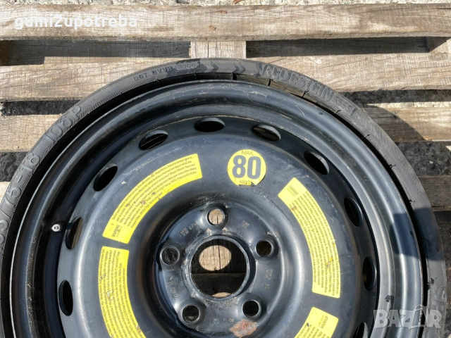 195/75/18 резервна джанта патерица 5х130 Audi Q7 Touareg Cayenne 7L0601027A, снимка 2 - Гуми и джанти - 53863157