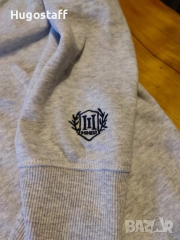 Оригинален суитчър худи яке горнище Супердрай Superdry Сив качулка М, снимка 4 - Якета - 52091640