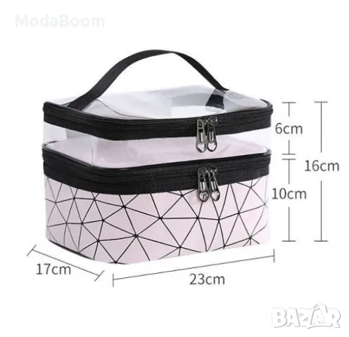 Козметичен органайзер на две нива за пътуване с дръжка, снимка 9 - Други стоки за дома - 48086893