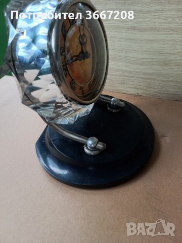 Руски настолен каменен часовник, снимка 2 - Антикварни и старинни предмети - 41268558