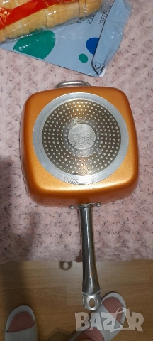 Незалепващ меден тиган, снимка 3 - Съдове за готвене - 53174527