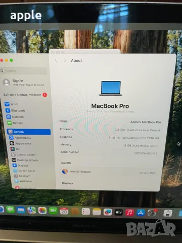 13" MacBook Pro A1989 Touch(Mid-2018)-i5/8GB/256GB, снимка 9 - Лаптопи за работа - 56251007