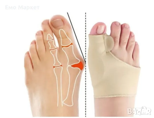 Коригиращи ортопедични чорапи за палеца на крака, снимка 6 - Други стоки за дома - 49039235