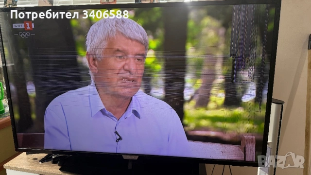 Телевизор Philops с пукнат екран