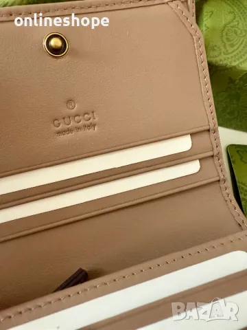 Портмоне GUCCI естествена кожа, снимка 8 - Портфейли, портмонета - 49842687