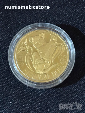 Австралия 1985 - 200 долара - Коала , Златна монета 