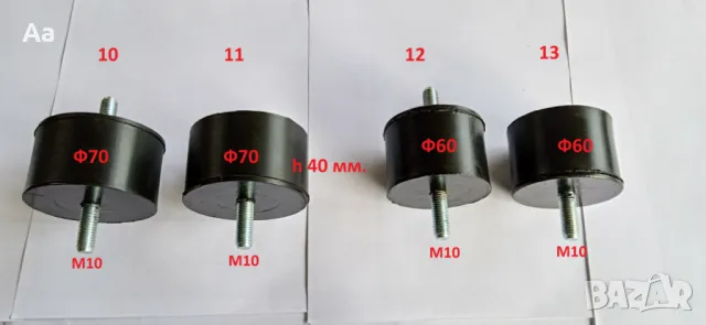 Тампони антивибрационни и за нивелация за климатици, термопомпи, , снимка 13 - Други стоки за дома - 49234717