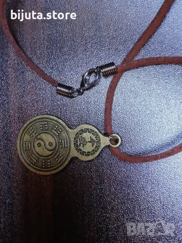 Древен китайски медальон, снимка 3 - Колиета, медальони, синджири - 50211744