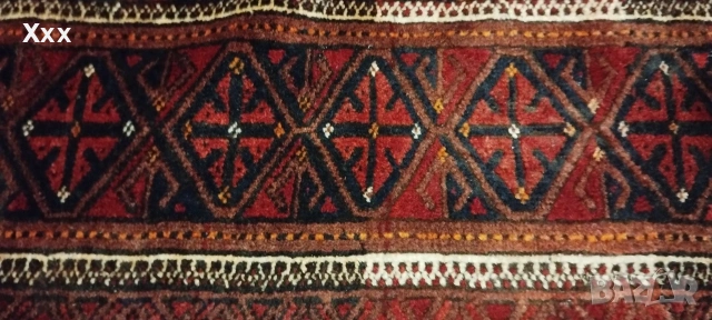 Ръчно тъкан вълнен килим.Антика за ценители., снимка 4 - Килими - 53056462