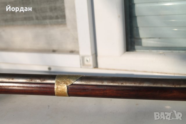 Кремъчна пушка Османска империя ,дамаскова цев, снимка 5 - Антикварни и старинни предмети - 38806851