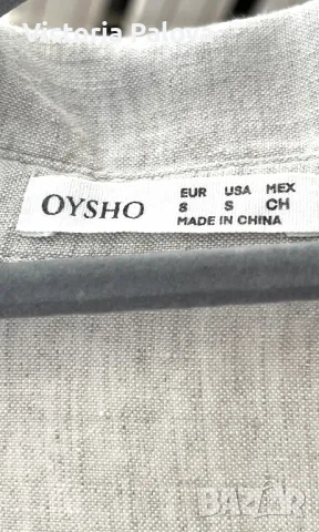 Ленена риза OYSHO овърсайз Испания, снимка 3 - Ризи - 49794417