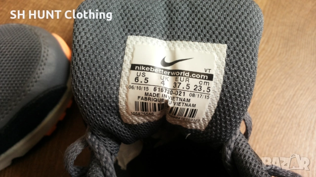 NIKE AIR MAX 90 ESSENTIAL SUNSET GLOW BLACK PLATINUM размер EUR 37,5 / UK 4 маратонки 114-13-S, снимка 14 - Маратонки - 52227595