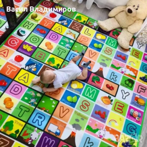 Комплект „Играй и Твори“ – Двулицево топлоизолиращо детско килимче + магическа водна подложка Aqua, снимка 9 - Рисуване и оцветяване - 52703567