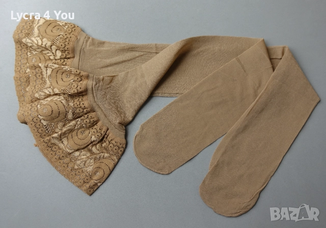 Резервирани - H&M Stay Ups M нови телесни силиконови чорапи, снимка 5 - Бельо - 52384182