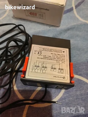 Цифров температурен контролер KETOTEK с водоустойчива сонда KT-1000, двойно релеен термостат 220V , снимка 7 - Терариуми и оборудване - 48856170