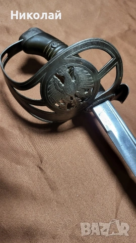 Палаш Прусия, Германия м1889, снимка 9 - Антикварни и старинни предмети - 53047375