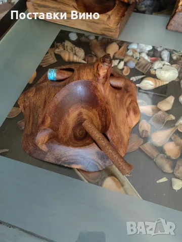 Пепелник за пури, снимка 5 - Табакери - 50203000