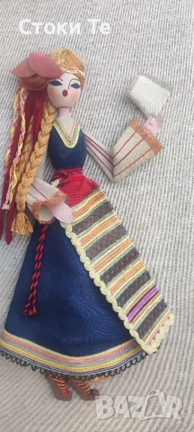 Ретро българска кукла – ръчна изработка (1984 г.), снимка 6 - Антикварни и старинни предмети - 51755584