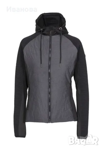 TRESPASS Черен суитчер с качулка. Черно яке