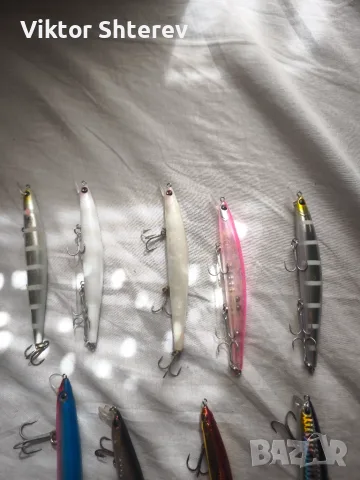 Комплект 9 бр. воблери – 5x Blade Minnow, Rapala MaxRap 17, Yo-Zuri, Wind Storm F, Doiylo Blaze, снимка 2 - Такъми - 55960528