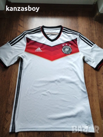 adidas GERMANY 2014 2015 HOME - футболна теколекционерска ниска М , снимка 6 - Тениски - 53372914