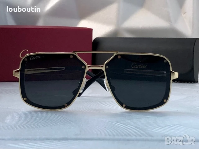 Cartier мъжки слънчеви очила 2 цвята, снимка 13 - Слънчеви и диоптрични очила - 50741556