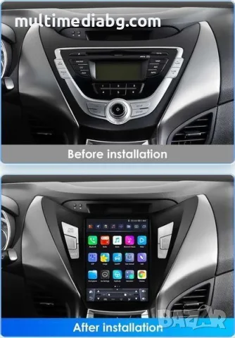 Hyundai Elantra 2011 - 2013 9.7 Мултимедия Навигация Android, снимка 3 - Аксесоари и консумативи - 50069059