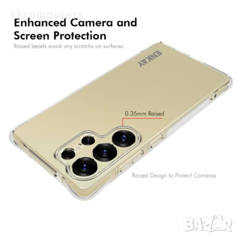 Samsung Galaxy S25 Ultra Удароустойчив ENKAY Силиконов Калъф, снимка 3 - Калъфи, кейсове - 51418690