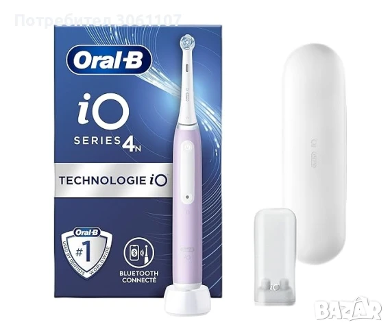 Електрическа четка за зъби Oral-B iO 4 Магнитна технология 4 режима, снимка 6 - Други - 50975902