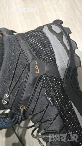 Мъжки водоустойчиви туристически обувки CMP Rigel Mid, сиви, 45 3Q12947-68UH-, снимка 9 - Мъжки боти - 53540956