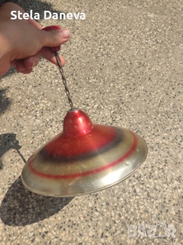 Ретро играчка метален пумпал, снимка 4 - Колекции - 41526449