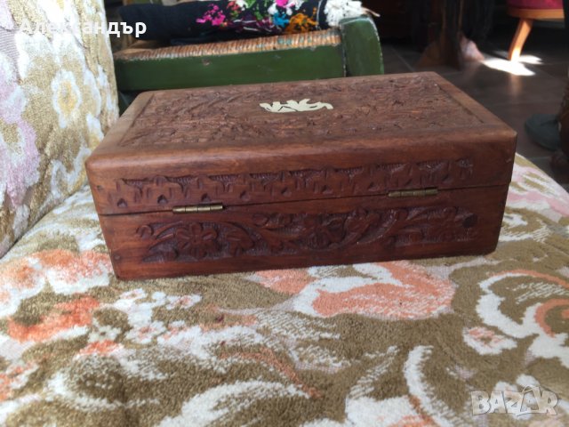 Дървена кутия №3391, снимка 4 - Антикварни и старинни предмети - 39595312