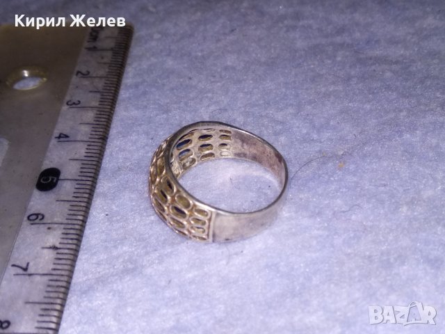ШАРМАНТЕН АЖУРЕН СРЕБЪРЕН АРТ ПРЪСТЕН СРЕБРО 925 ПРОБА 34224, снимка 8 - Пръстени - 41337093