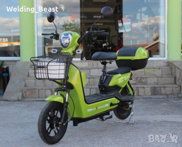 Електрически скутер-велосипед EBZ14 500W - GREEN, снимка 8 - Мотоциклети и мототехника - 41827700