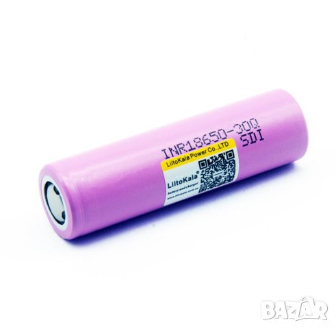 LiitoKala®™ 3.7v 30Q 30Q-N Li-Ion Батерия 18650 с Пластинка или БЕЗ 30A 3000mAh Взривозащитен Клапан, снимка 10 - Аксесоари за електронни цигари - 42533784
