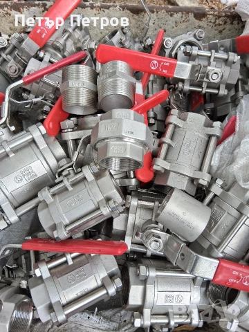 сферичен водопроводен кран нов., снимка 2 - Други машини и части - 52789504