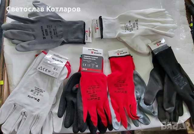 ръкавици вюрт работни са сервизи механици , снимка 3 - Аксесоари и консумативи - 36054204