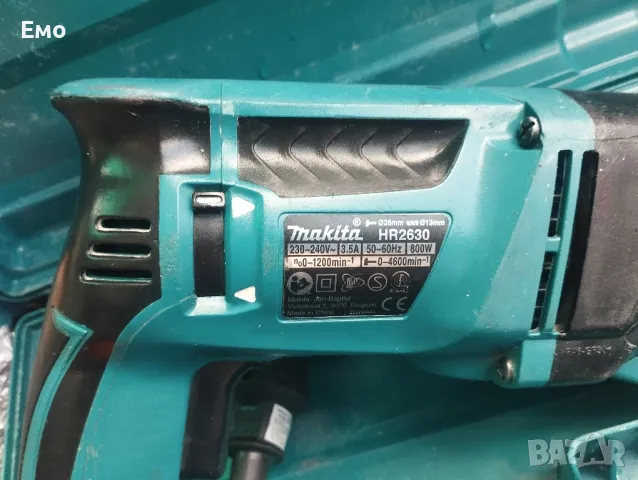 перфоратор Makita HR2630 Оригинален!!, снимка 3 - Перфоратори - 50378702