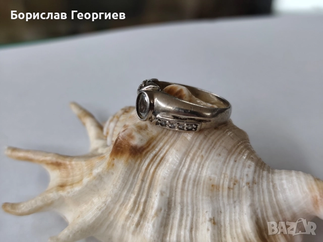 Сребърен пръстен , снимка 3 - Пръстени - 52986253