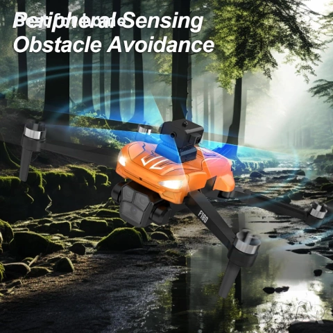 F180 GPS дрон с камера 4K, 4.5"LCD екран за начинаещи, 90° електрически регулируем обектив, снимка 3 - Друга електроника - 53470904