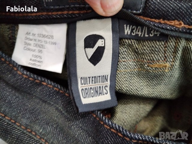 Cult Edition jeans "Denzel" W34/L34, снимка 10 - Дънки - 44242746