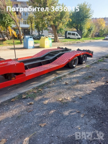 Атовозно ремърке с ниска товарна площадка, снимка 2 - Ремаркета - 52263600