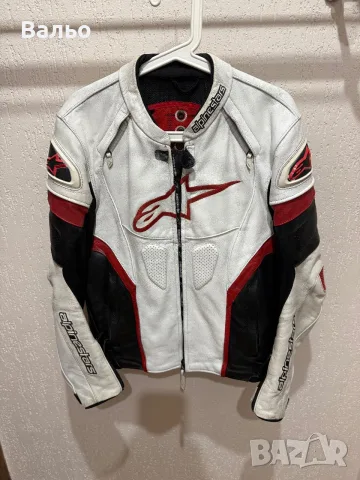Кожено мото яке Alpinestars 52 -Lразмер