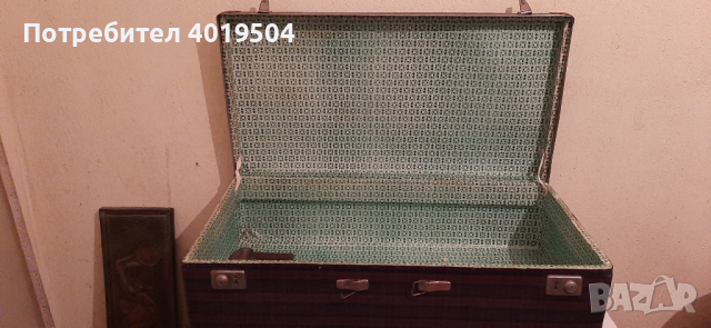 Голям ретро куфар Харманли, снимка 1 - Антикварни и старинни предмети - 44683647