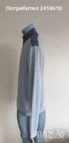 Hugo Boss Famoso Wool / Cotton  Half Zip Jumper Mens Size XL НОВО!ОРИГИНАЛ! Мъжкa Жилетка  с 3/4 Цип, снимка 11 - Пуловери - 52614467