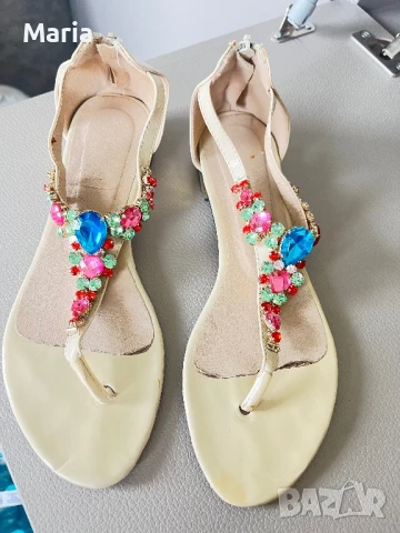 Сандали лятни с камъни