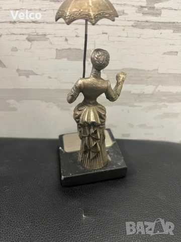 бронзова статоетка, снимка 2 - Антикварни и старинни предмети - 51019363