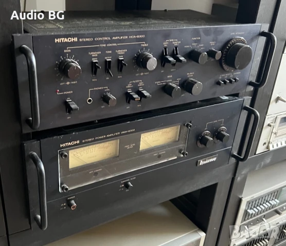 комплект Hitachi HMA-8300&HCA-8300 , снимка 3 - Ресийвъри, усилватели, смесителни пултове - 50894603