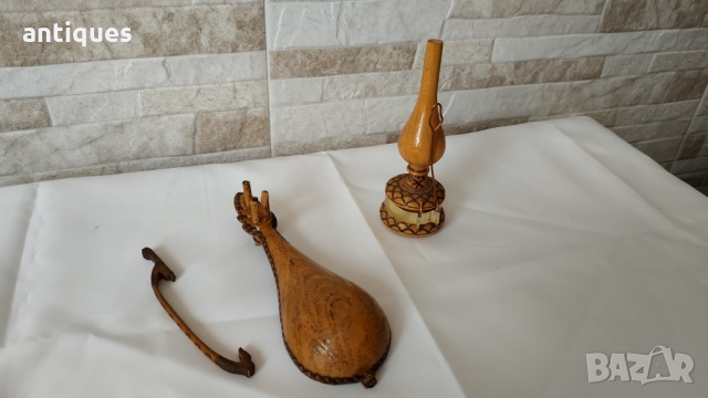 Декорации - дърворезба - Лампа - Български, снимка 5 - Антикварни и старинни предмети - 36071958